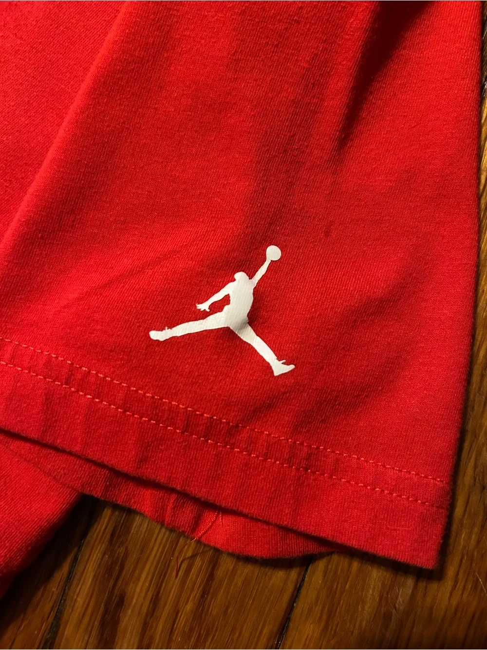 Jordan Boys JDB Graphic Short Sleeve T Shirt Gym Red Big Kids Size Medium
